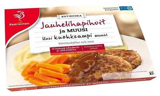 M-Kauppa | Kauppakassipalvelu Lohjalla | Jauhelihapihvit ja muusi 320g  Saarioinen