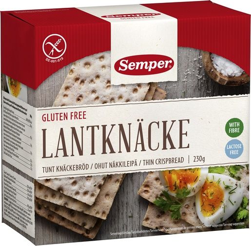 M-Kauppa | Kauppakassipalvelu Lohjalla | Ohut näkkileipä gluteeniton 230g  Semper