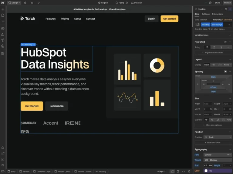 ihminen kayttaa drag and drop nettisivueditoria