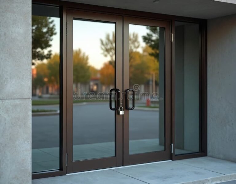 tyhjat liiketilat ja lukitut ovet